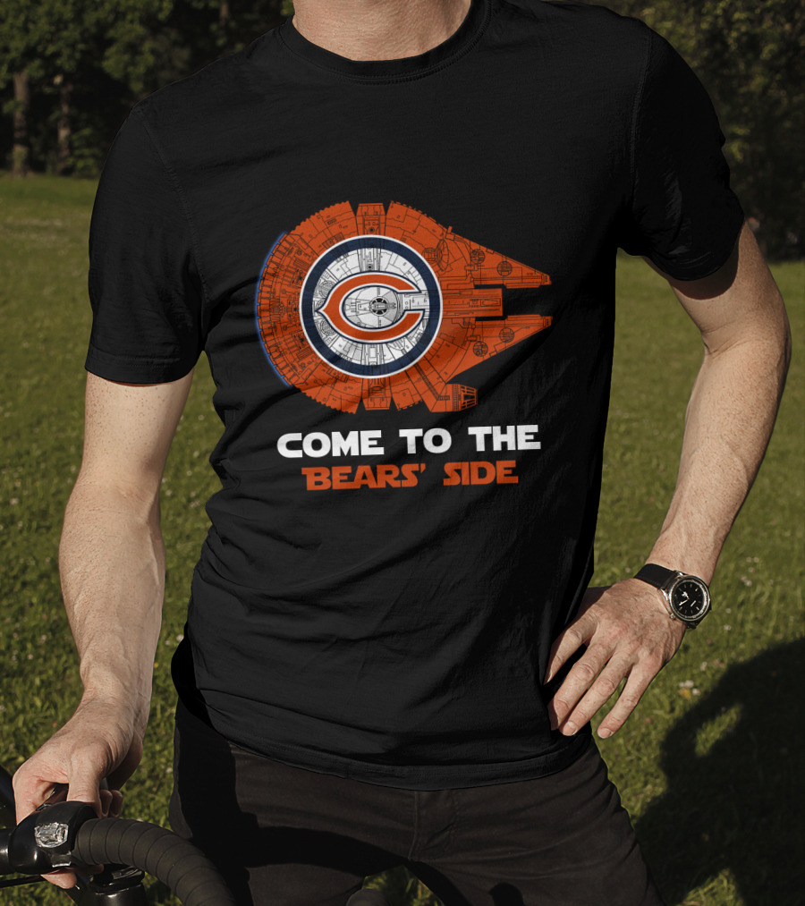 Come To The Bears' Side Millennium Falcon Chicago Bears Nfl T-Shirt