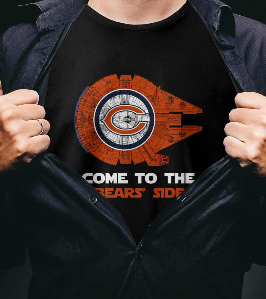 Come To The Bears' Side Millennium Falcon Chicago Bears Nfl T-Shirt