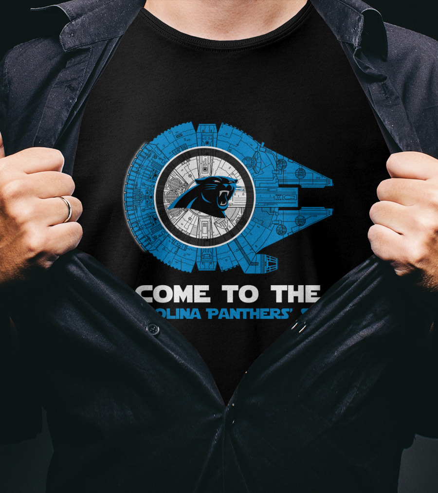 Come To The Carolina Panthers' Side Millennium Falcon Nfl T-Shirt