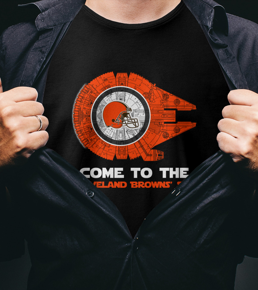 Cleveland Browns Millennium Falcon Come To The Cleveland Browns' Side T-Shirt