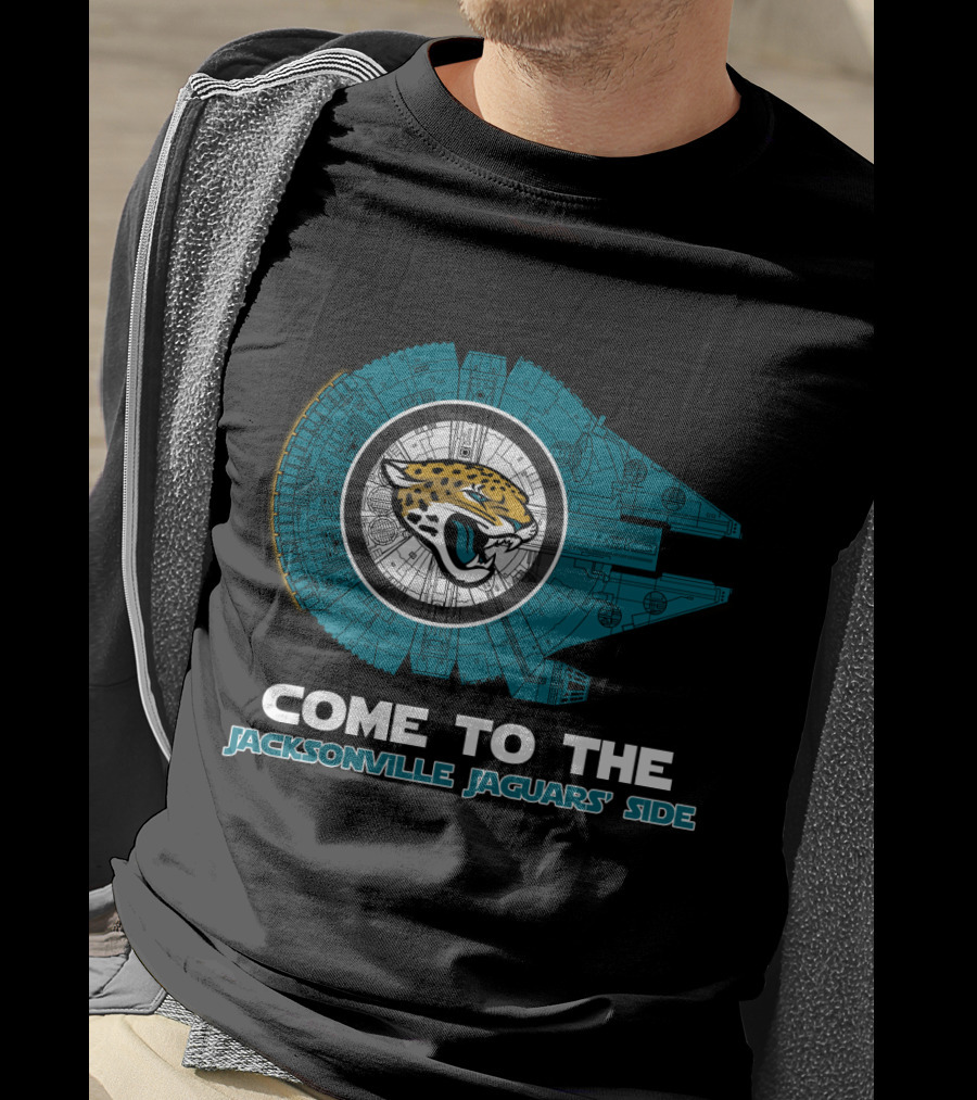 Jacksonville Jaguars Millennium Falcon Come To The Side T-Shirt