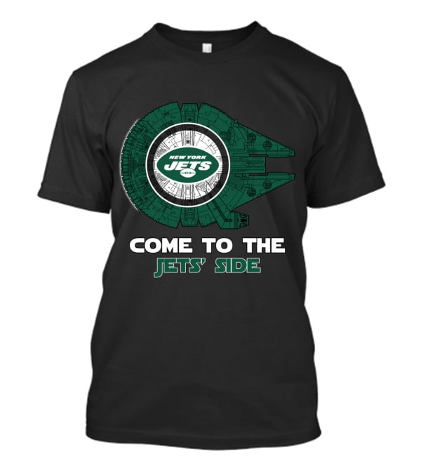 New York Jets Millennium Falcon Come To The Jets' Side T-Shirt