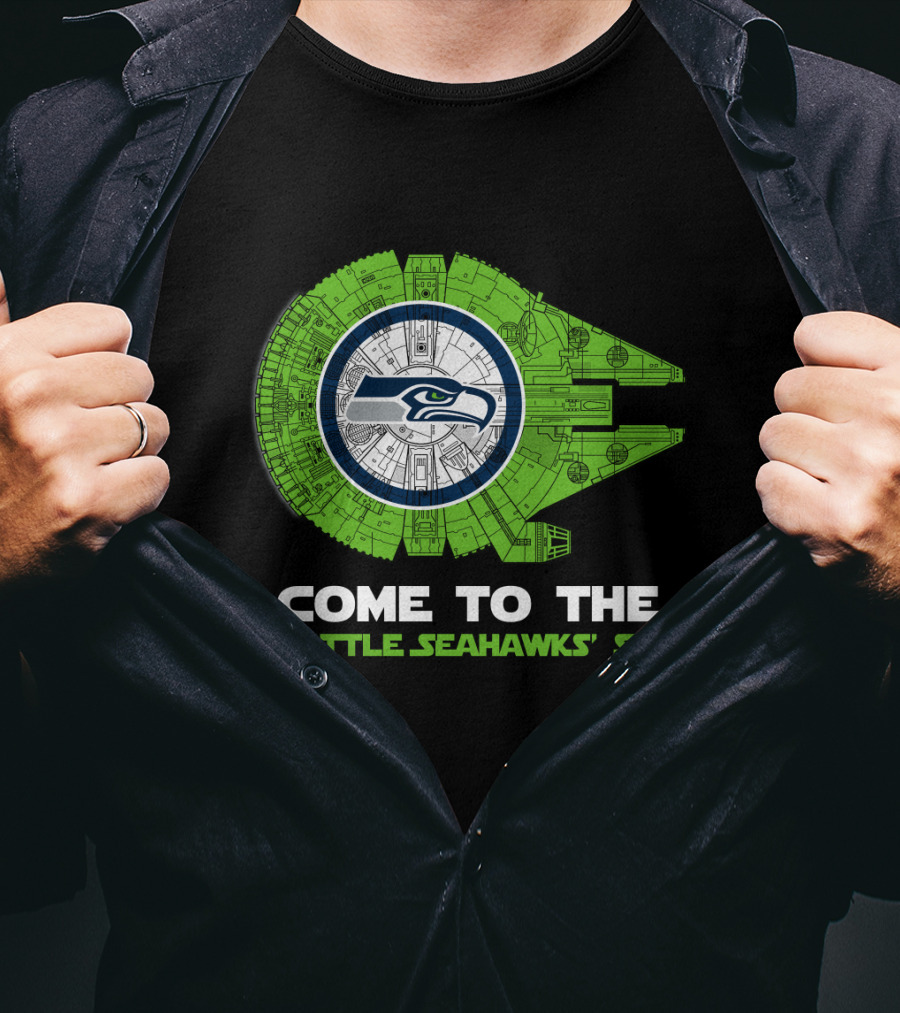 Come To The Seattle Seahawks' Side Millennium Falcon Nfl T-Shirt