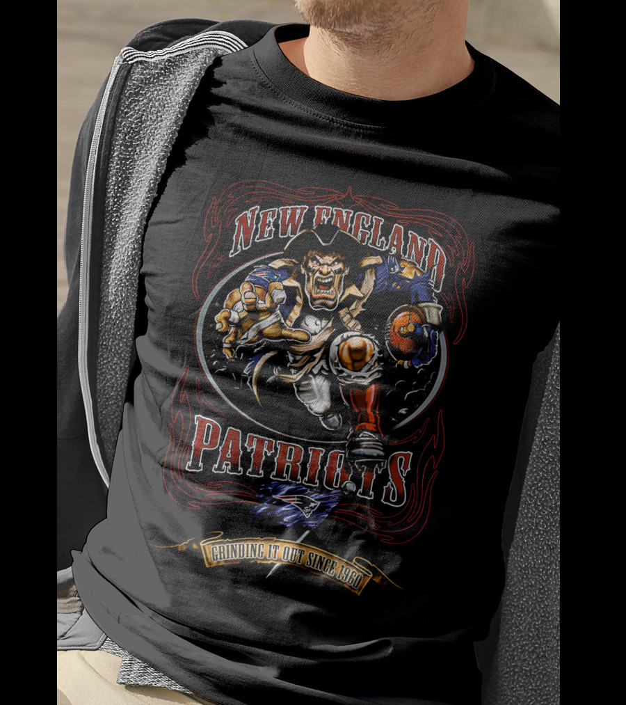 New England Patriots Grinding It Out Since 1960 T-Shirt