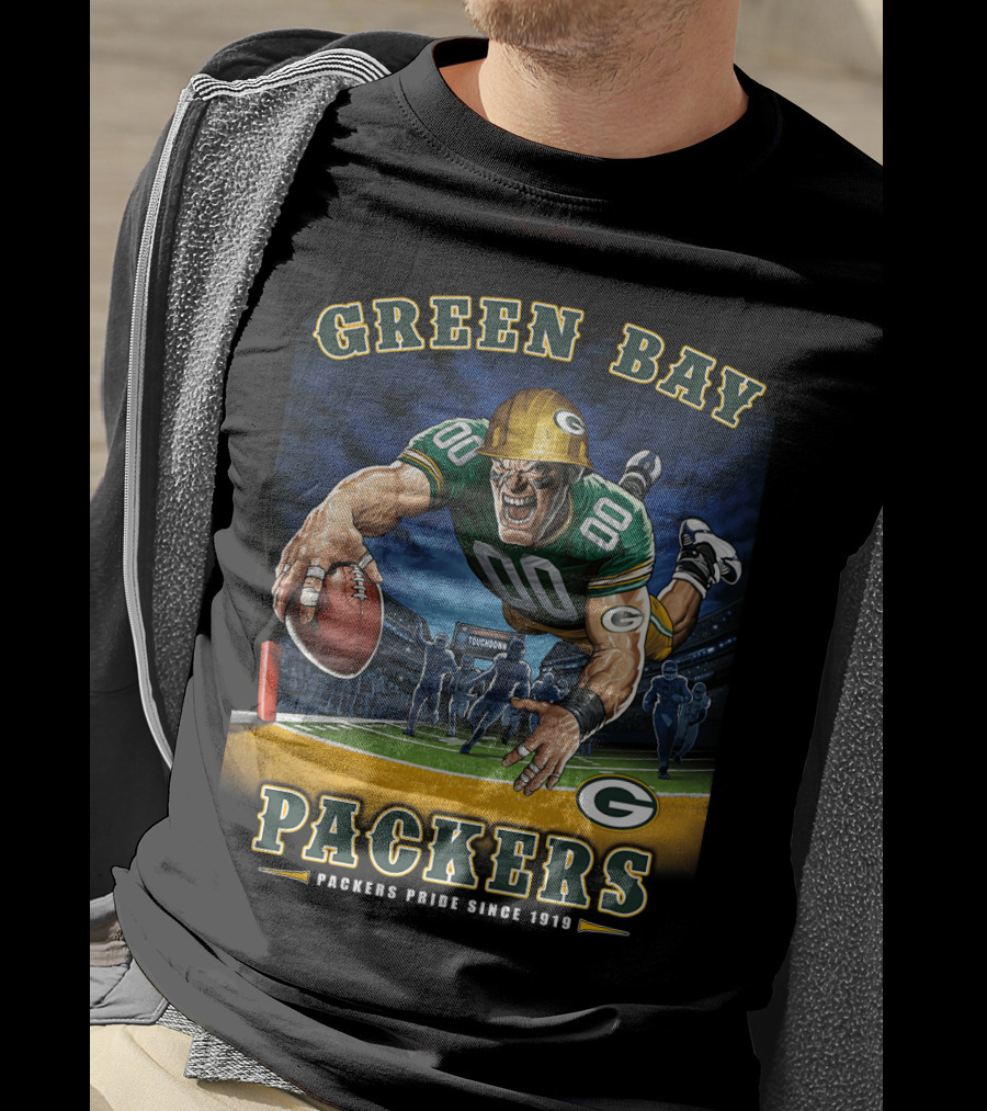 Green Bay Packers Packers Pride Since 1919 Touchdown T-Shirt
