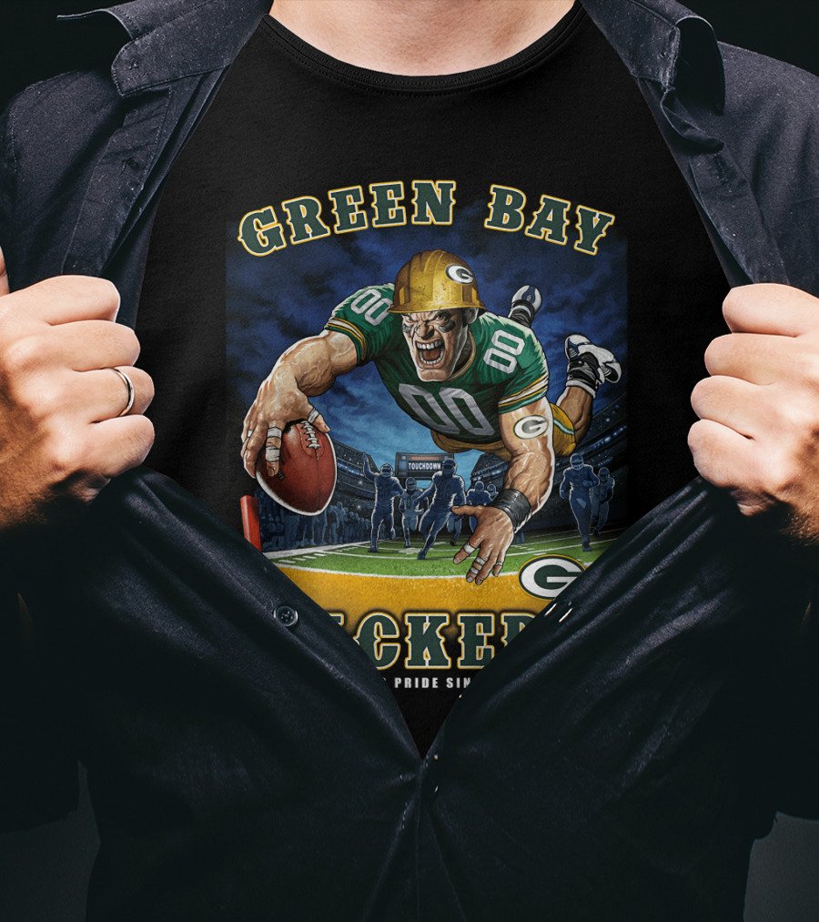 Green Bay Packers Packers Pride Since 1919 Touchdown T-Shirt