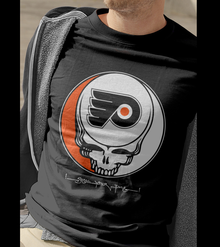 Steal Your Face Grateful Dead Philadelphia Flyers T-Shirt