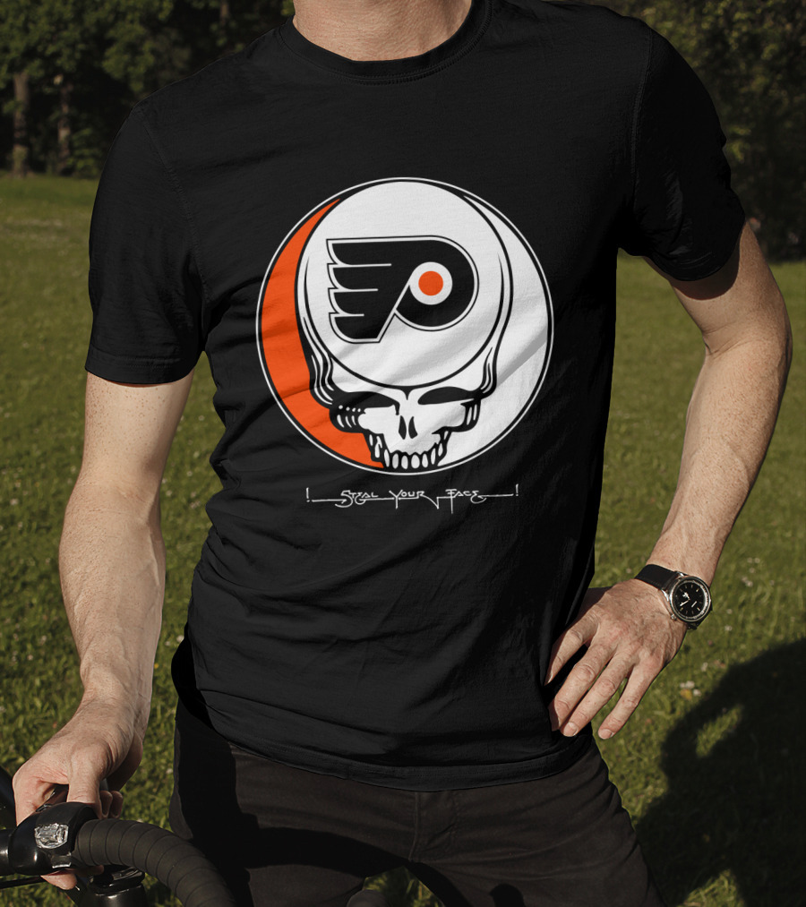 Steal Your Face Grateful Dead Philadelphia Flyers T-Shirt