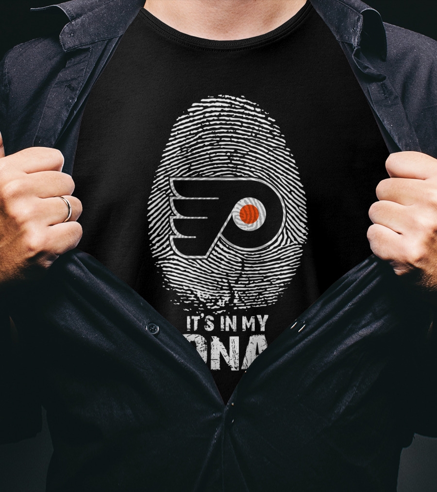 Flyers It's In My DNA Fingerprint T-Shirt