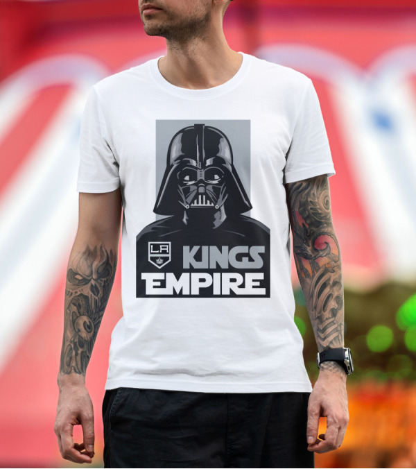 Premium T-Shirt: Kings Empire Los Angeles NHL Darth Vader T-Shirt Kings Empire Los Angeles NHL Darth Vader T-Shirt