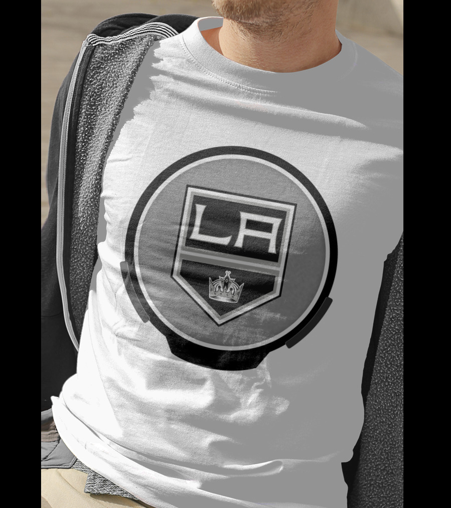 Power Decal LA Kings Logo Crest T-Shirt