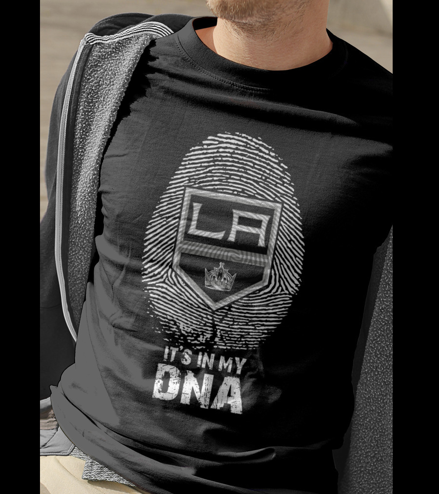 LA Kings It's In My DNA Fingerprint Crown T-Shirt