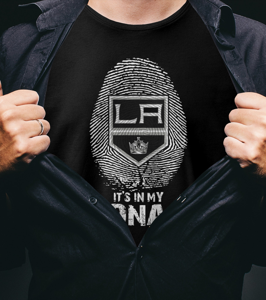 LA Kings It's In My DNA Fingerprint Crown T-Shirt