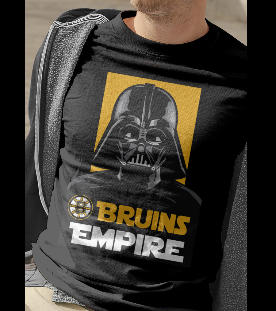 Bruins Empire Boston Bruins Darth Vader NHL T-Shirt