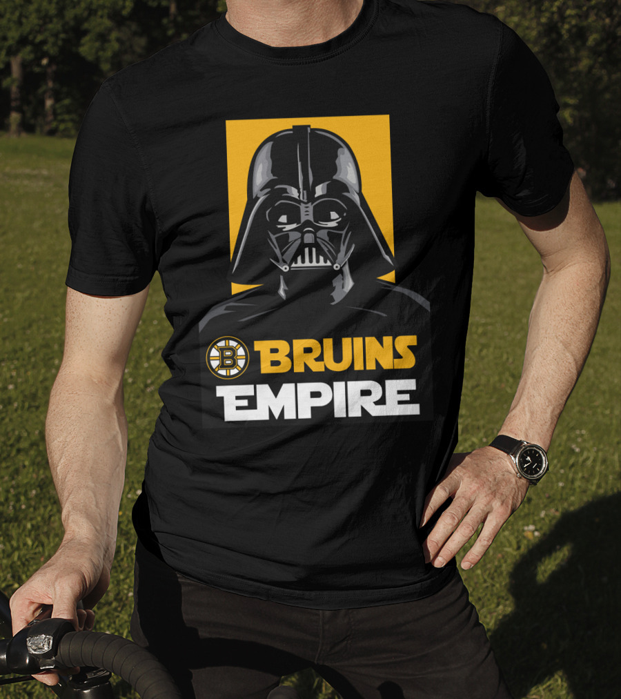 Bruins Empire Boston Bruins Darth Vader NHL T-Shirt