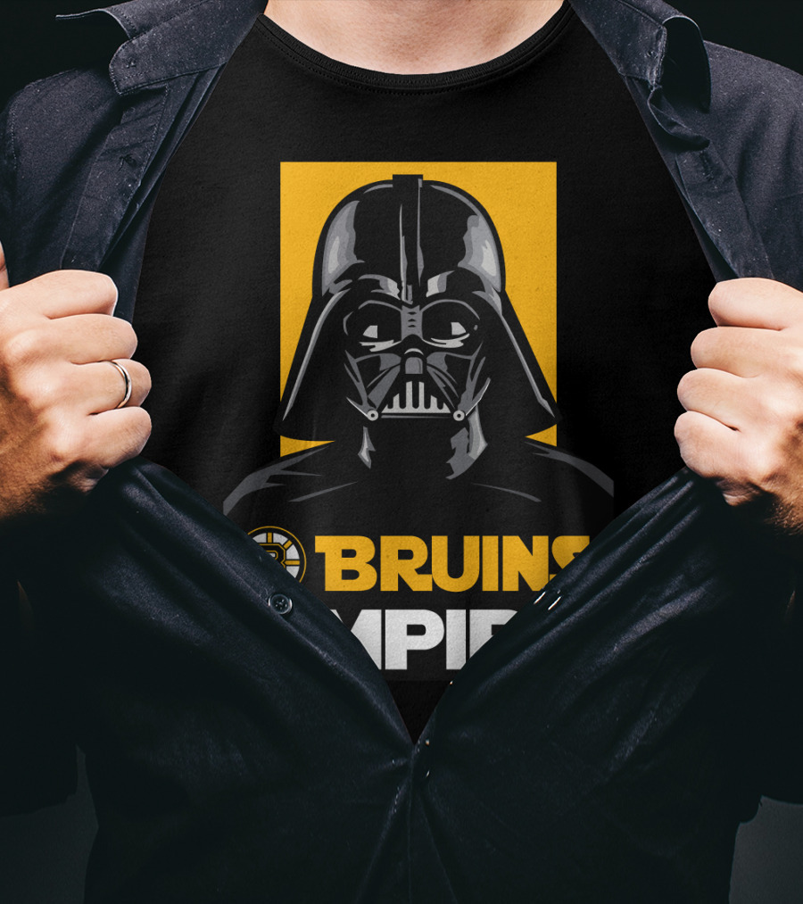 Bruins Empire Boston Bruins Darth Vader NHL T-Shirt