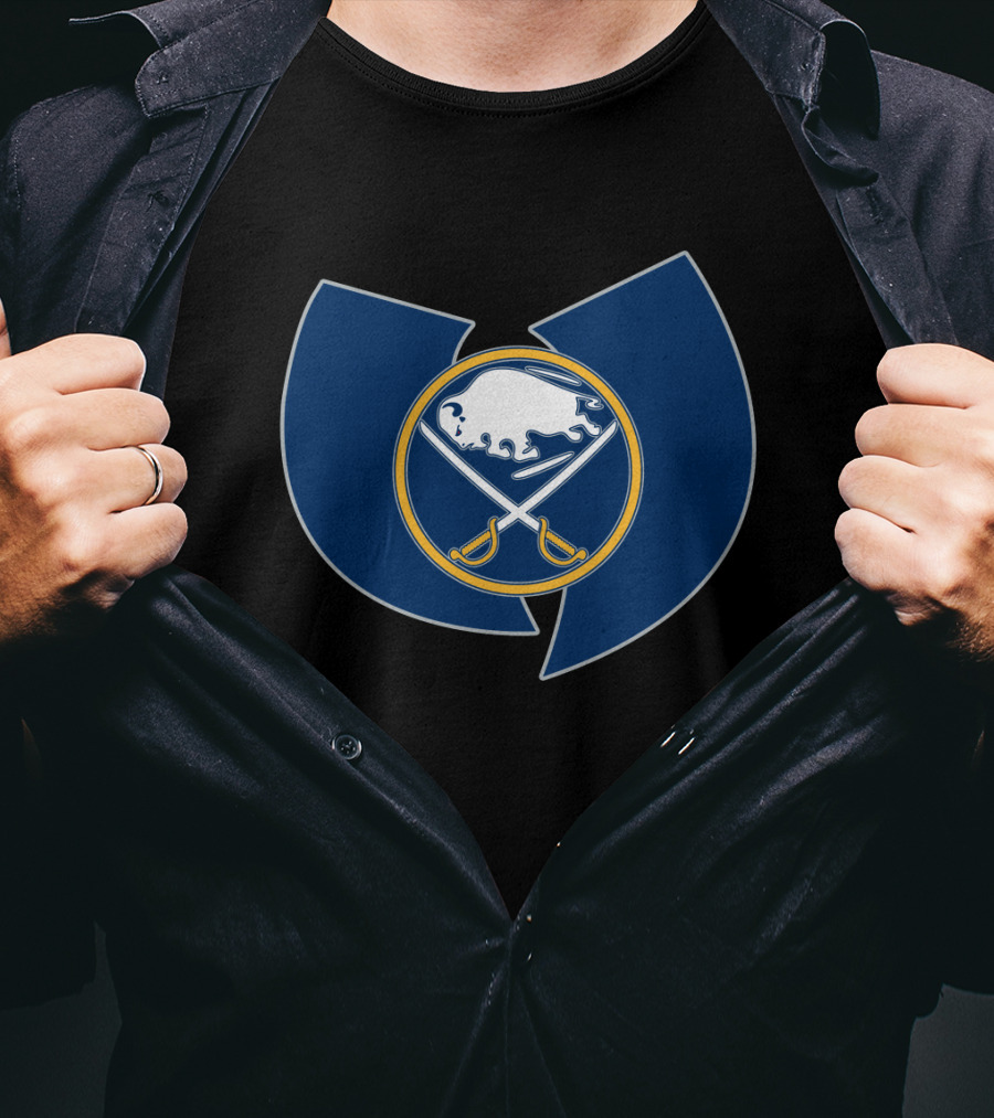 Buffalo Sabres Wu-Tang Clan Logo Mashup T-Shirt