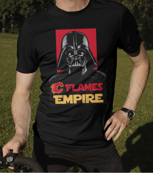 Calgary Flames Empire Darth Vader NHL T-Shirt