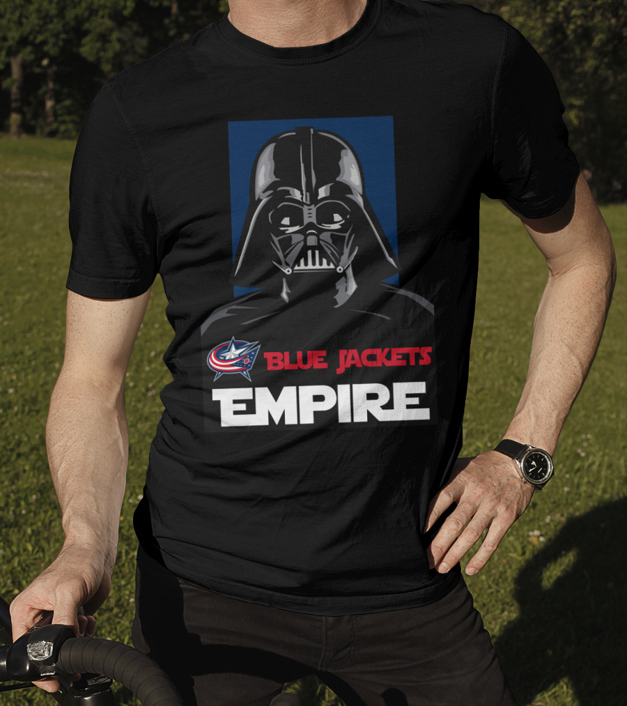 Columbus Blue Jackets Empire Darth Vader NHL T-Shirt