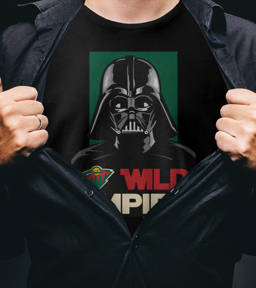 Minnesota Wild Empire Darth Vader NHL T-Shirt