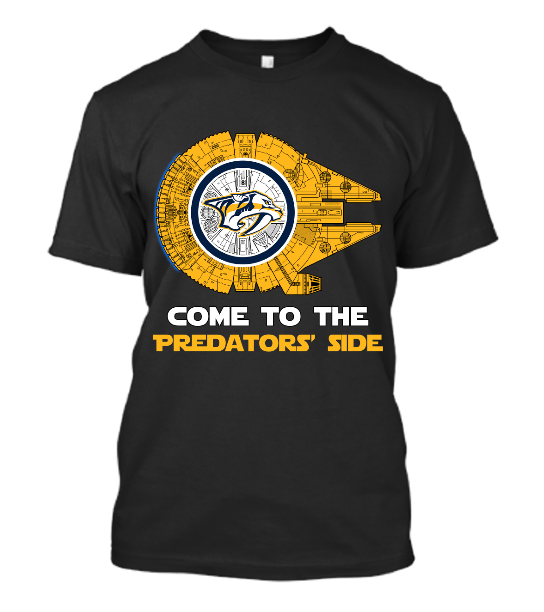 Nashville Predators Millennium Falcon Come To The Predators' Side T-Shirt