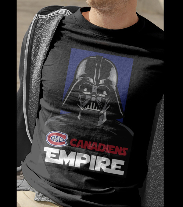 Montreal Canadiens Empire Darth Vader NHL T-Shirt
