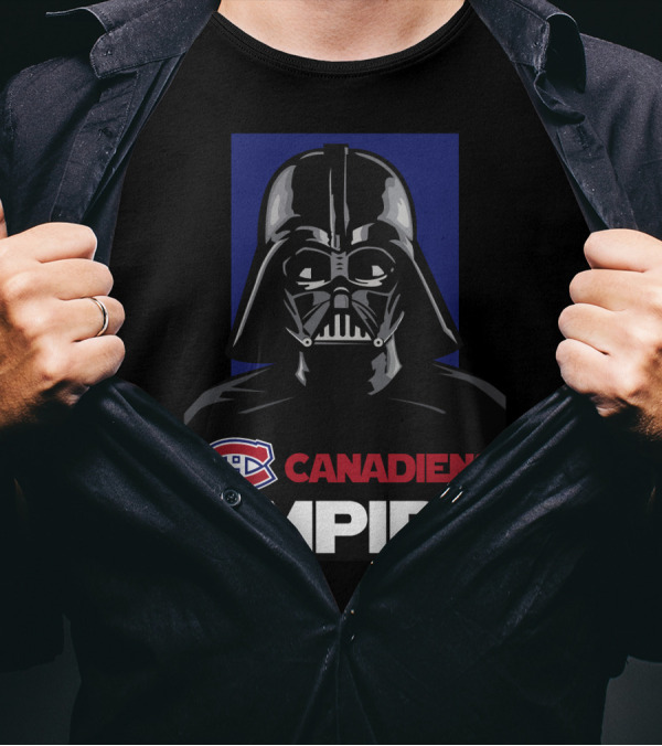 Montreal Canadiens Empire Darth Vader NHL T-Shirt