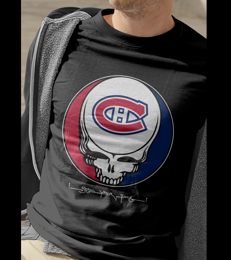 GRATEFUL DEAD Montreal Canadiens Steal Your Face T-Shirt