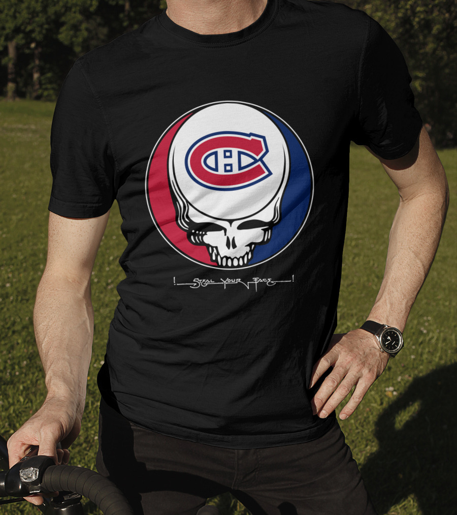 GRATEFUL DEAD Montreal Canadiens Steal Your Face T-Shirt