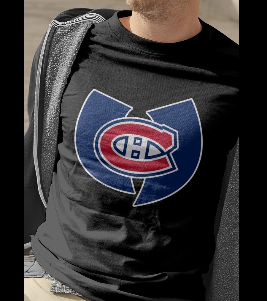 Montreal Canadiens Wu-Tang Clan Emblem Mashup T-Shirt