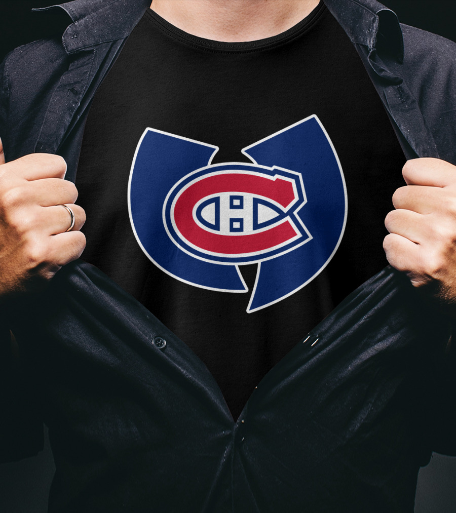 Montreal Canadiens Wu-Tang Clan Emblem Mashup T-Shirt