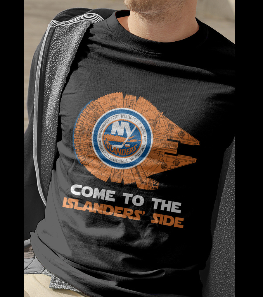 New York Islanders Come To The Islanders' Side Millennium Falcon T-Shirt