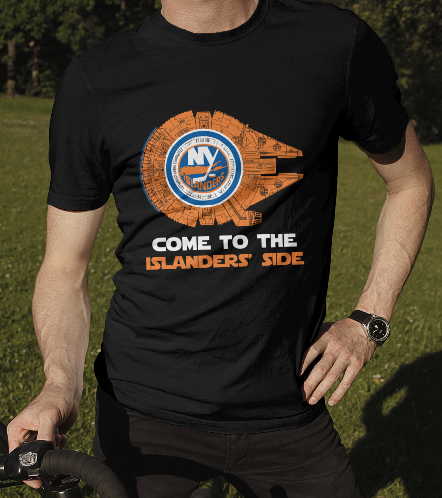 New York Islanders Come To The Islanders' Side Millennium Falcon T-Shirt