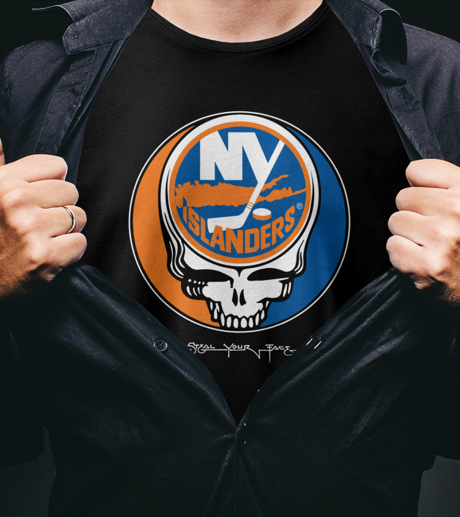Grateful Dead NY Islanders Steal Your Face T-Shirt