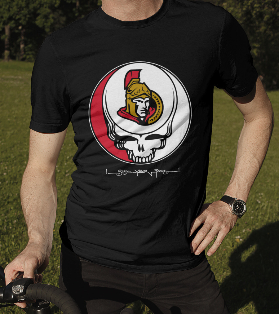 Steal Your Face Grateful Dead Ottawa Senators T-Shirt