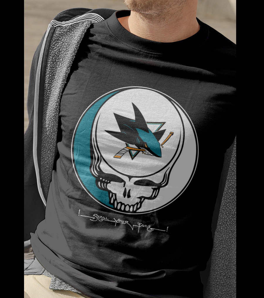 Grateful Dead Steal Your Face San Jose Sharks T-Shirt