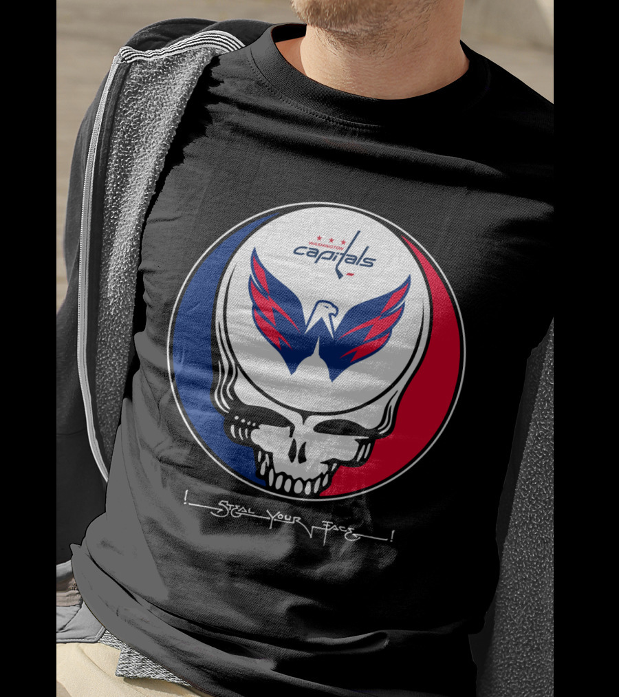 Grateful Dead Washington Capitals Steal Your Face T-Shirt