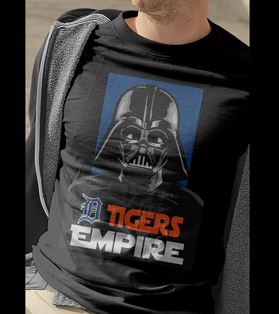 Detroit Tigers Empire Darth Vader T-Shirt