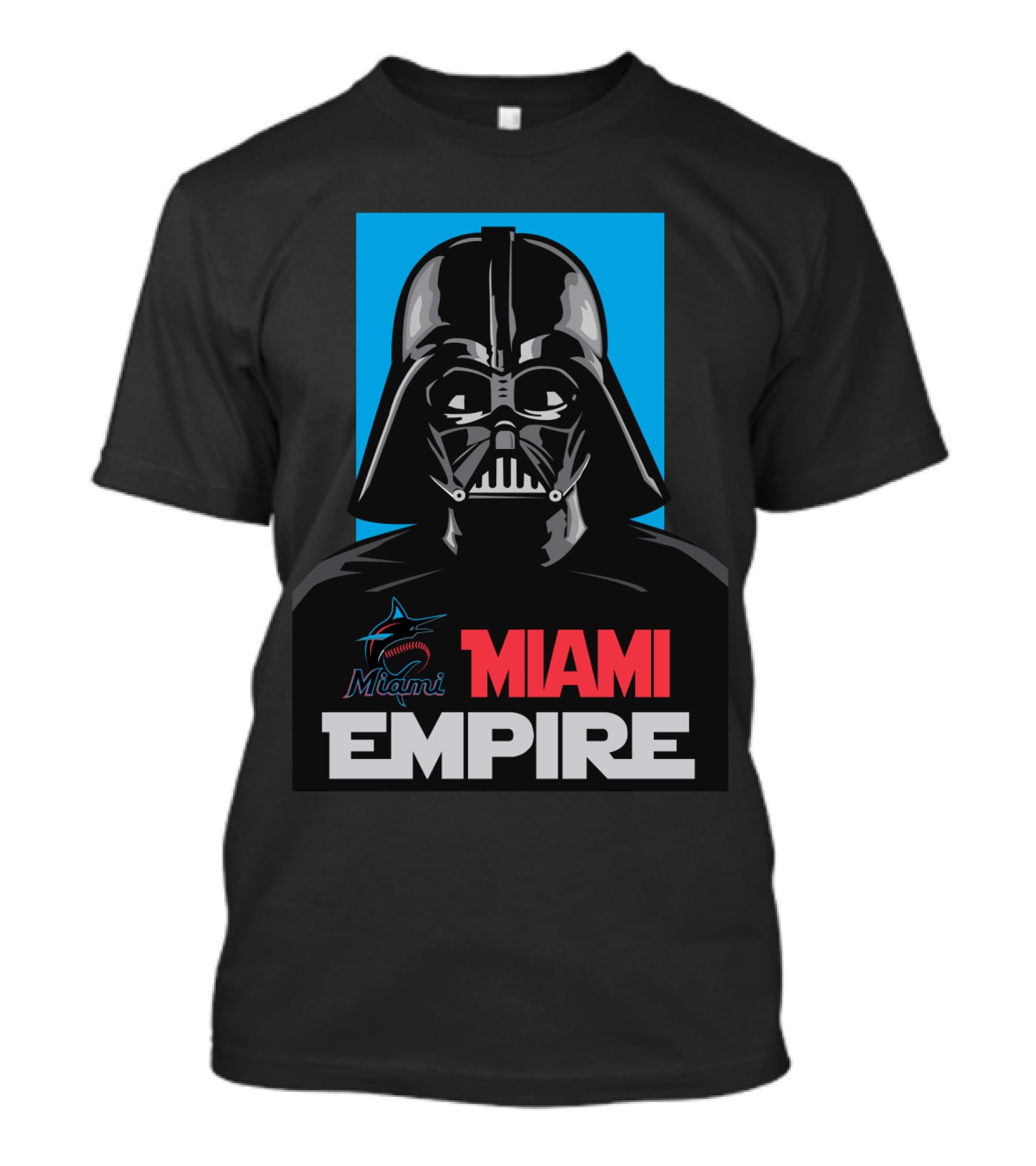 Miami Marlins Empire Miami Darth Vader T-Shirt