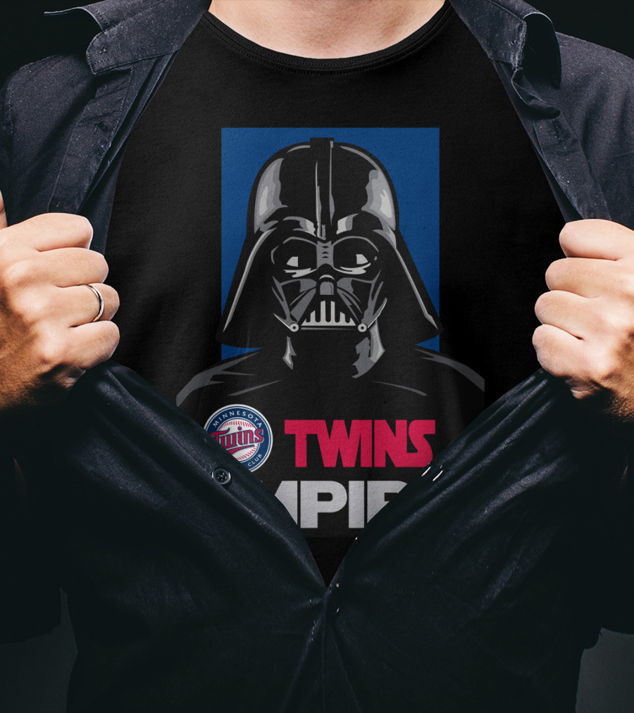 Minnesota Twins Baseball Club Twins Empire Darth Vader T-Shirt