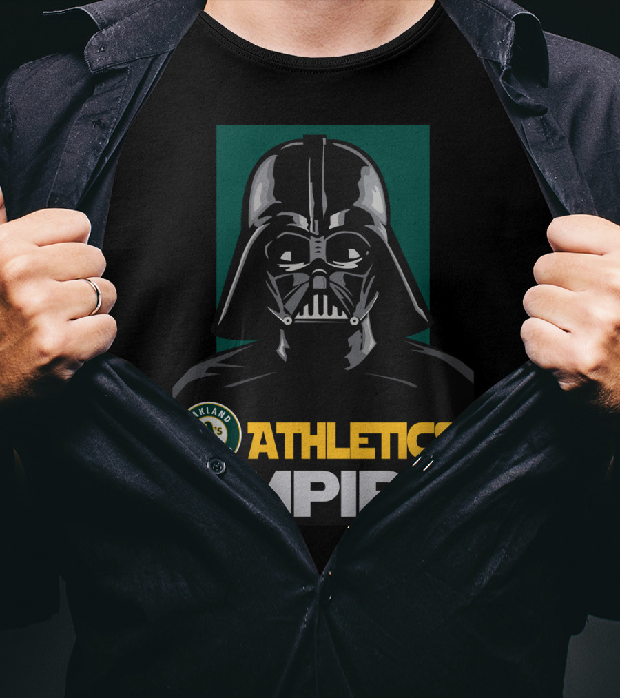 Oakland Athletics A's Athletics Empire Darth Vader T-Shirt
