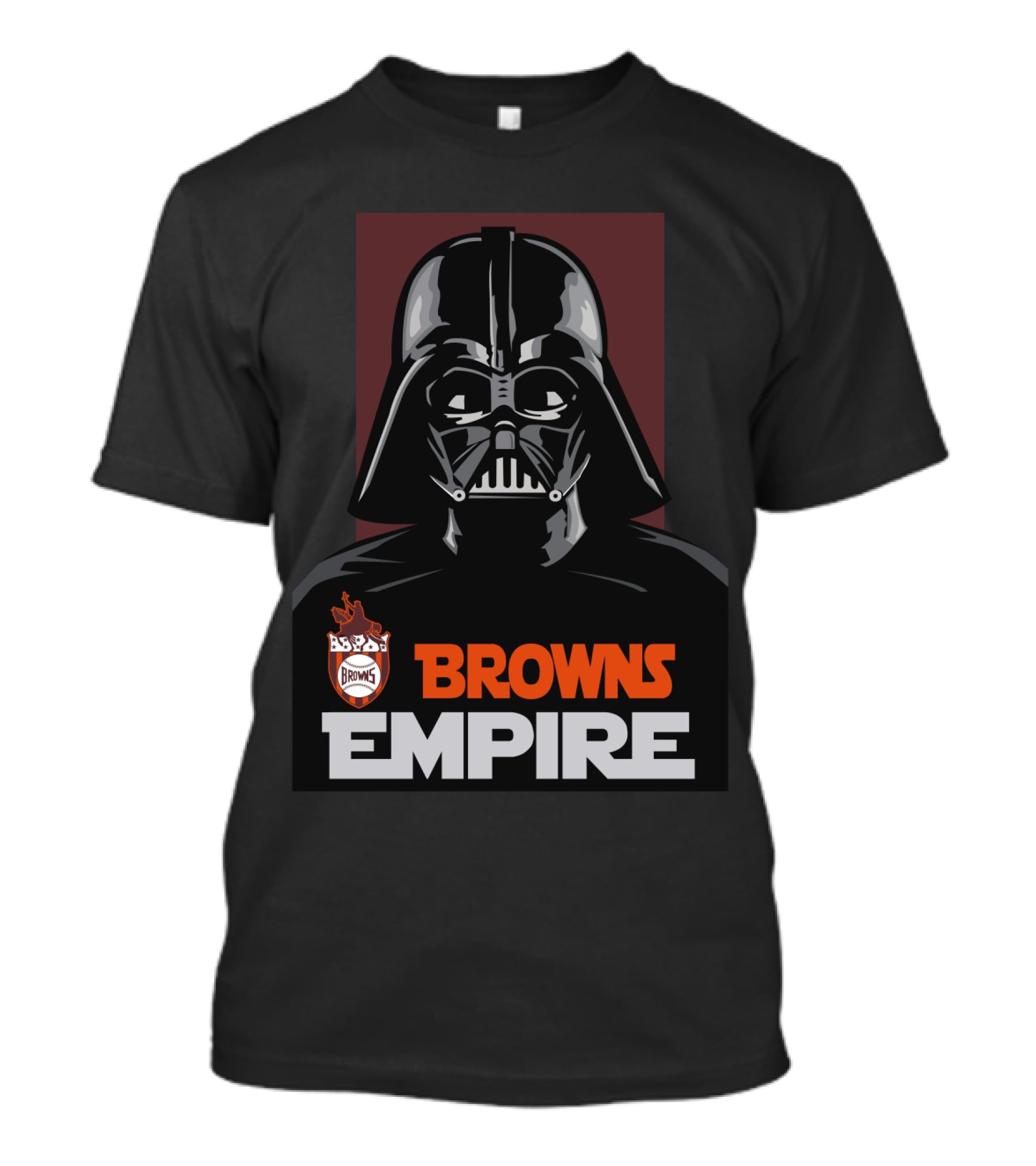 Browns Empire Darth Vader St. Louis Browns T-Shirt