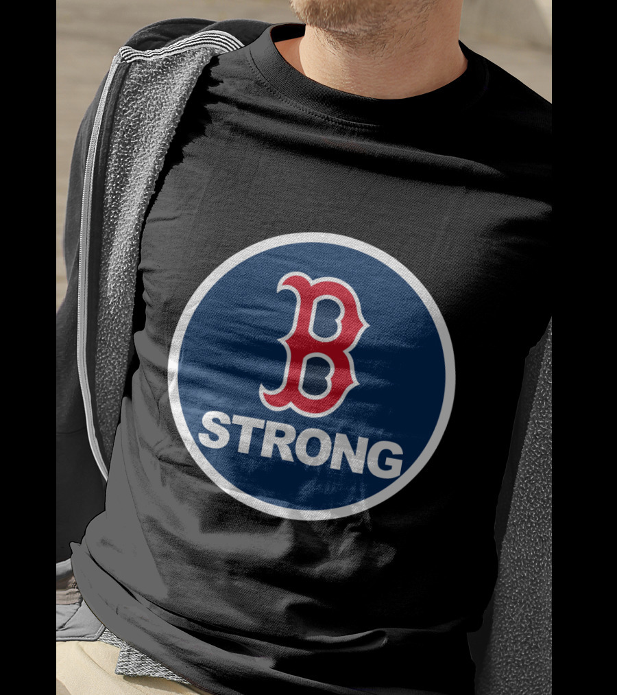 B Strong Red Sox Boston T-Shirt