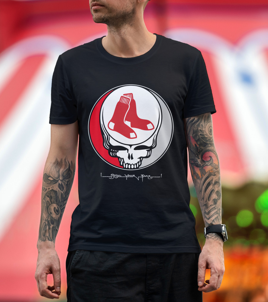 Grateful Dead Steal Your Face Boston Red Sox T-Shirt
