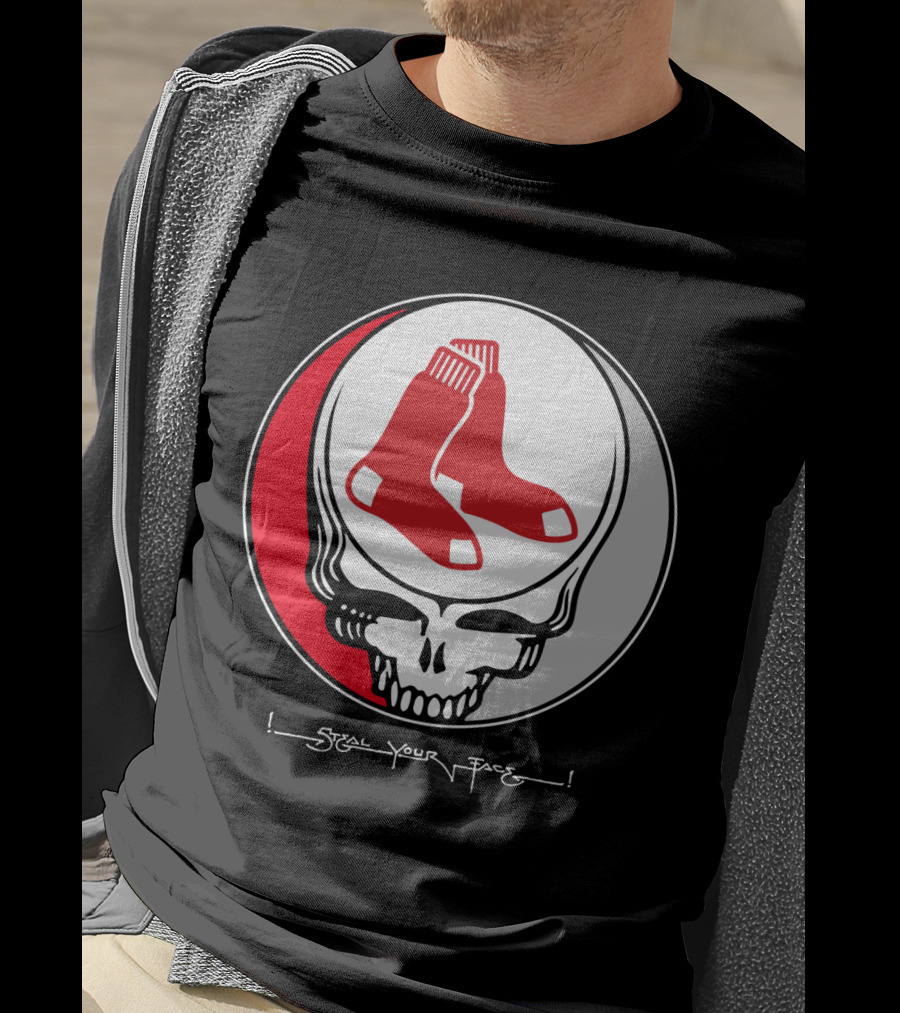 Grateful Dead Steal Your Face Boston Red Sox T-Shirt