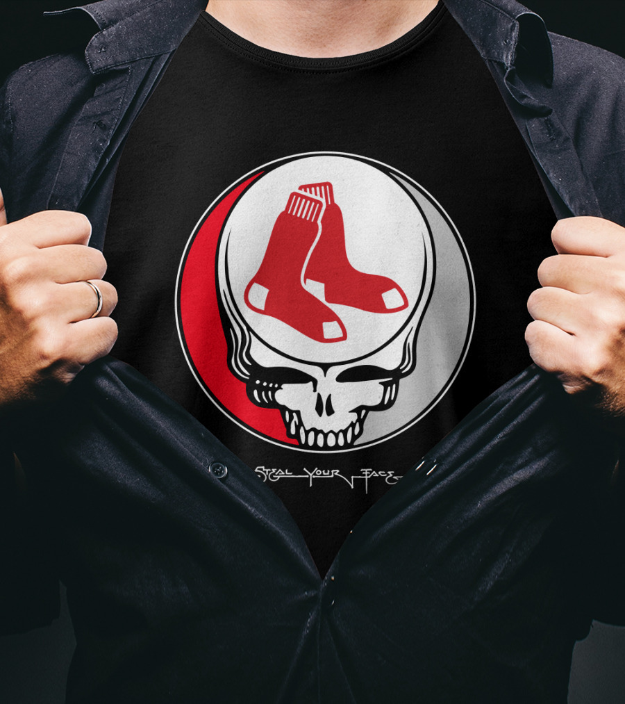Grateful Dead Steal Your Face Boston Red Sox T-Shirt