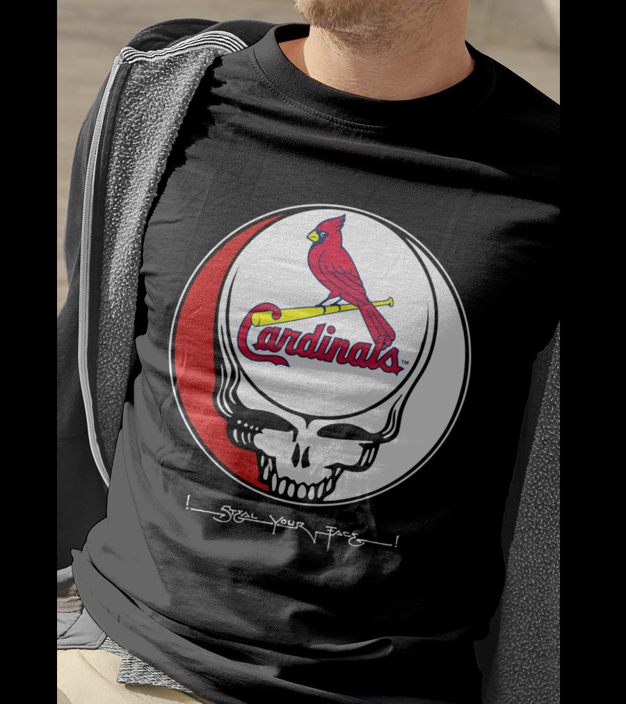 GRATEFUL DEAD St. Louis Cardinals Steal Your Face T-Shirt