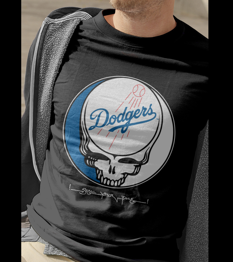 Grateful Dead Steal Your Face Dodgers T-Shirt