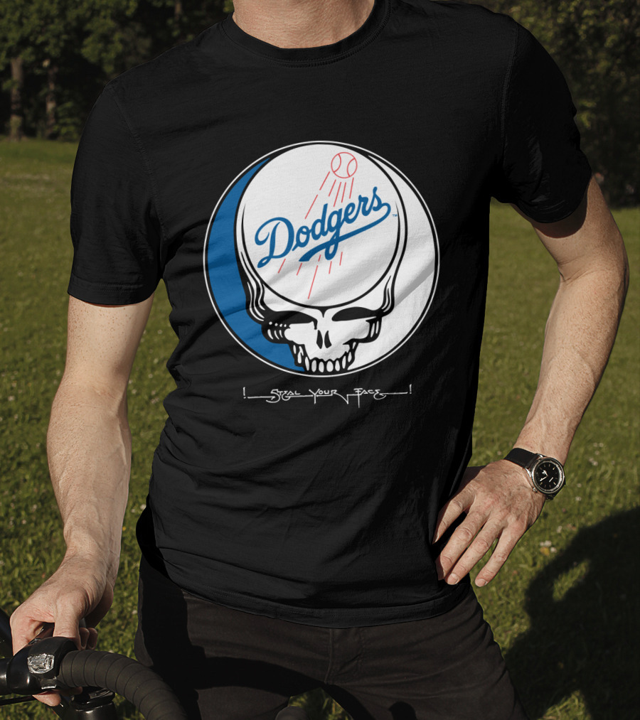 Grateful Dead Steal Your Face Dodgers T-Shirt