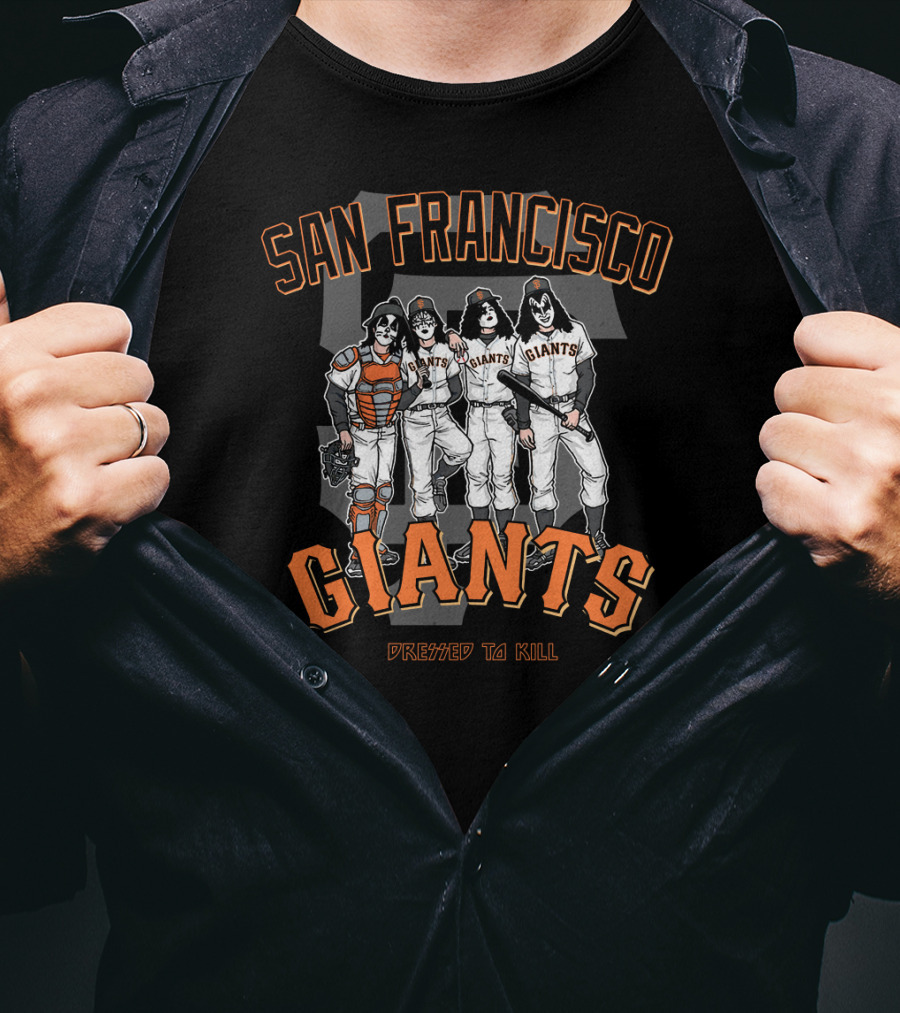 San Francisco Giants KISS Dressed To Kill T-Shirt